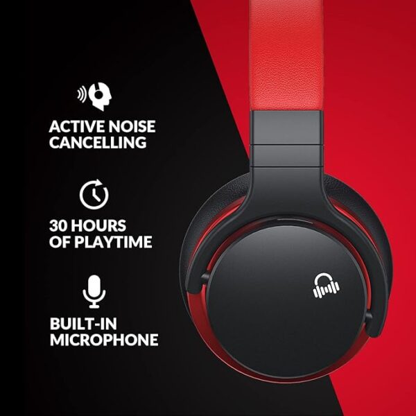 MOVSSOU E7 Active Noise Cancelling Headphones Bluetooth Headphones - Image 2