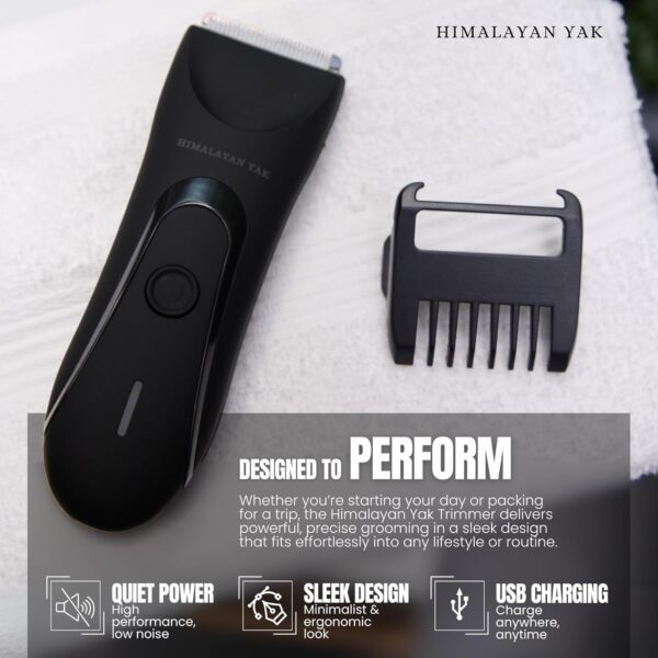 Dual Head Groin & Body Grooming Pubic Hair Trimmer for Men & Women Electric Shaver Bikini Trimmer - Image 7