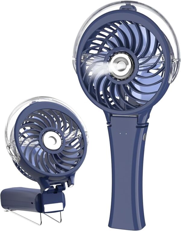 Handheld Mist Fan Upgraded Rechargeable Personal Mister Fan,