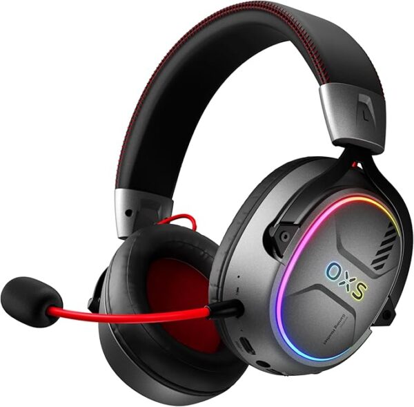 OXS Storm G2 Wireless Gaming Headset – 7.1 Surround, Bluetooth 5.3, 40H Playtime