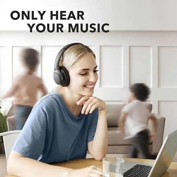 Wireless Bluetooth Headphones – Over Ear, 60H Playtime, Deep Bass Sound - Image 4