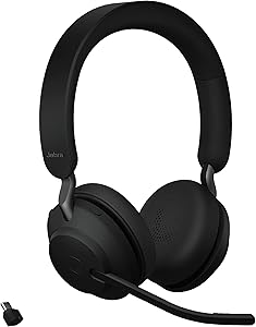 Jabra Evolve2 65 Wireless Bluetooth Headphones with Mic