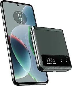 Motorola Razr 2023 Unlocked Foldable Phone in Sage Green with 32MP Camera