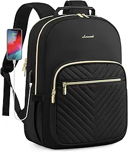 LOVEVOOK Quilted Laptop Backpack