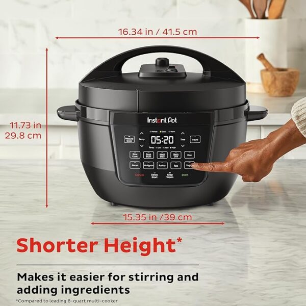 Instant Pot RIO 7-in-1 Multi-Cooker – 7.5 Qt Best Wide Base Pressure Cooker with WhisperQuiet Steam - Image 4