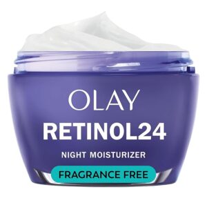 Olay Retinol 24 Night Cream jar front view