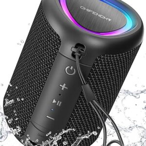 Portable Bluetooth Speaker with Lights,