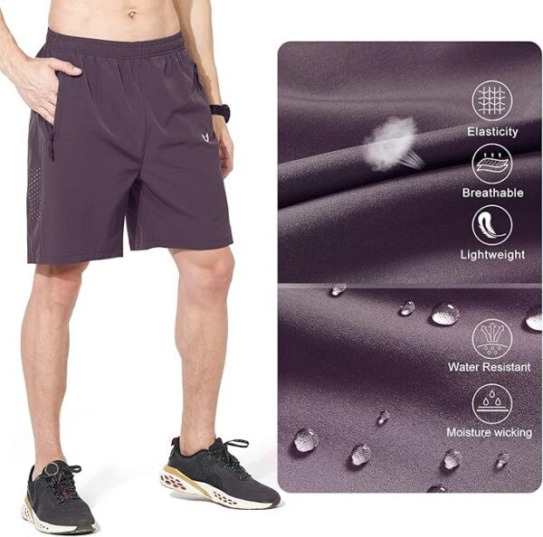 NORTHYARD Men's Athletic Running Shorts – Quick-Dry, Lightweight Gym & Best Workout Shorts (5"/7"/9") - Image 2