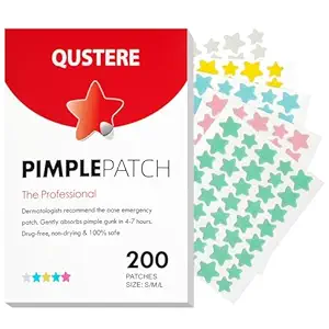 Colorful pimple patches for face