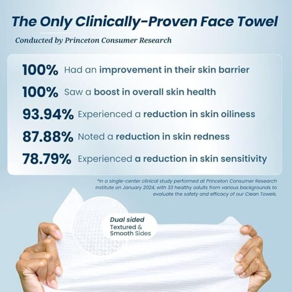 Clean Skin Club Clean Towels XL – Best Ultra-Soft, Eco-Friendly Towels Loved by Skincare Experts 2025 - Image 3