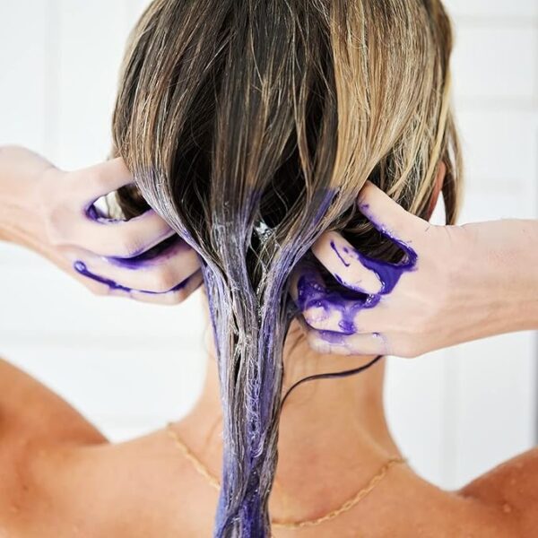 UNITE Hair BLONDA Purple Shampoo – Extra Tone Brassiness & Brighten Blonde Hair – 8 oz - Image 4