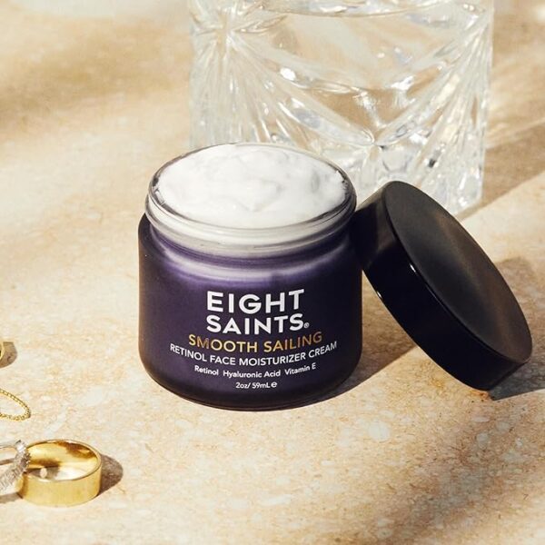Eight Saints Retinol Moisturizer Cream – Best Firming Face, Neck & Eye Cream for Wrinkles, Hydration & Anti-Aging 100% - Image 3
