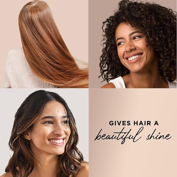 Hair Food Coconut & Argan Oil Heat Protectant – 450°F Shield + Best Shine for All Hair Types | Sulfate-Free Leave-In Spray - Image 3